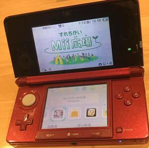 [ operation verification ending ] Nintendo 3DS red Nintendo nintendo 