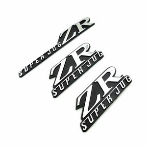 オートバイクロームボディプラスチックステッカーセット For ジョグ ZR 3YK 3KJ 燃料ガスタンクステッカーエンブレムバッジ装飾デカール