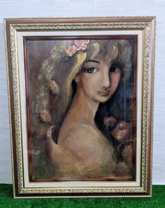 釧路店【真作】10-73 工藤静香 ティーローズ 直筆サイン入り人物画 女性像 限定250部 絵画 版画 アート