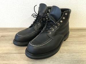 美品 REDWING レッドウィング 8133 スーパーソール モックトゥ 黒 ブラック メンズ シューズ 28.5cm 引き取り可