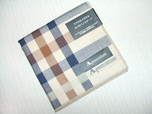 ラスト1点♪人気〓Aquascutum〓new★マイクロファイバーハンカチ〓デパート購入品★日本製〓未使用新品