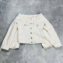 1スタ 21SS GANNI × Levi’s ガニー リーバイス デニム セットアップ 再構築 花柄 オフホワイト O41_画像2