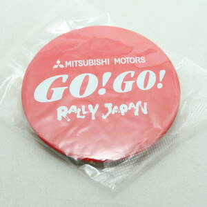 ● GO!GO! ● RALLY JAPAN ● 缶バッジ ● 未使用品 ●