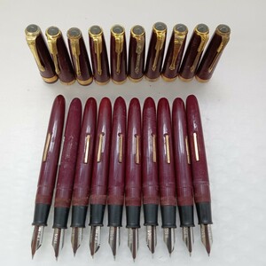 381 万年筆 10本セット ペン先 8361 EX-FINE等 レトロ ヴィンテージ 文房具 筆記具 筆記用具 筆記未確