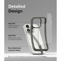 ◎ Ringke iPhone15ProMax ケース ス ロマックス - Fusion Bold グレー Gray_画像6