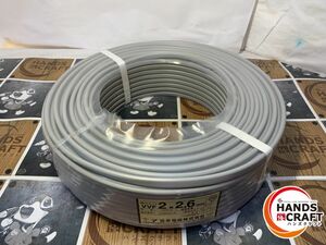 ◆【未使用品】伝票直貼り発送 弥栄電線 VVF ケーブル 2×2.6? 100ｍ 22年12月製造