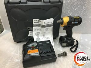 ◇【中古品】東空 14.4V シャットオフインパクトレンチ MBI-120T 充電器・バッテリー1個付 TOKU