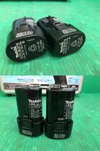☆マキタ makita　7.2V 充電式ペンインパクトドライバ　TD022DSHXB　バッテリー2個 充電器付　中古品_画像7
