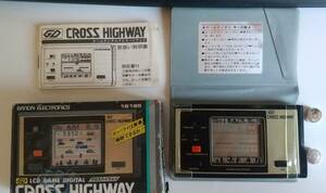 バンダイ LCD　GAME クロスハイウェイ CROSS　HIGHWAY　新品電池付き！