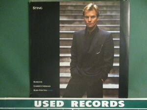 Sting ： Russians 12'' c/w Gabriel's Message / Burn For You( Live ) (( 落札5点で送料当方負担