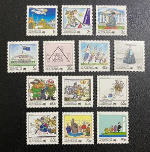  Australia ordinary stamp illustration manga 13 kind unused NH
