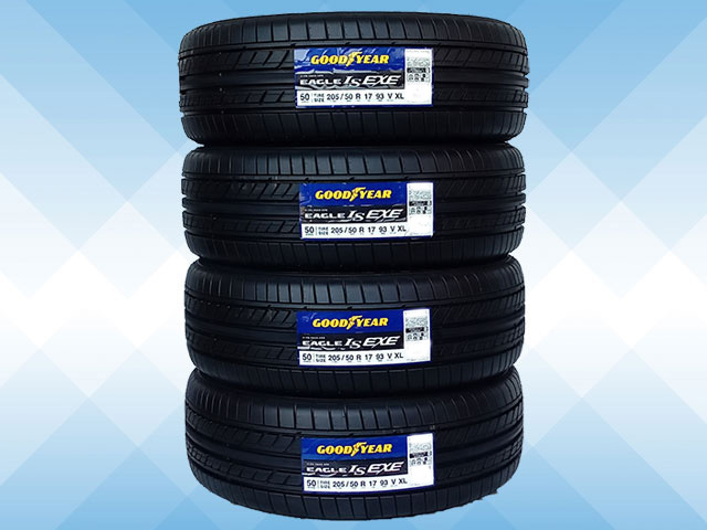 No5 タイヤ 205/50R17 GY イーグルLS EXE 送料込み 4本 グッドイヤー-