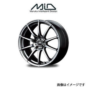 MID シュナイダー スタッグ アルミホイール 4本(16×6.5J 5-114.3 INSET48)セレナ C28系 SCHNEIDER STAG