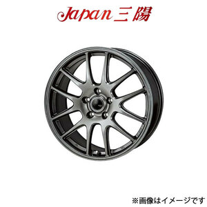 ジャパン三陽 ザック JP-205 アルミホイール 4本(17×7J 5-100 INSET50 ブラックシルバー)インプレッサG4 GK6 Japan三陽 ZACK