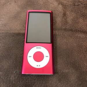 ●【MH-4118】中古品 現状品 Apple iPod nano 第5世代 16GB A1320 ピンク 動作未確認【レターパックプラス可】