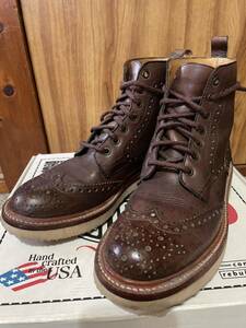 Caminando Leather Boot Size 7 Mexico Brown