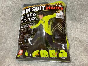 ワークマン　レインスーツ　ストレッチ　R-006　Mサイズ　新品　