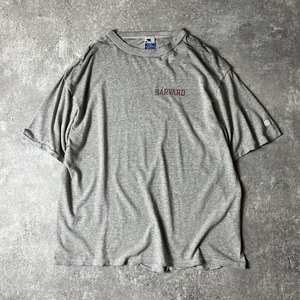 雰囲気系 90s USA製 Champion HARVARD カレッジ プリント 半袖 Tシャツ XL / 90年代 アメリカ製 チャンピオン オールド