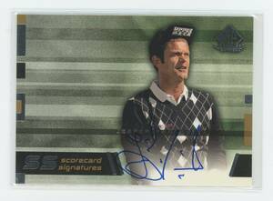 【JESPER PARNEVIK】GOLF 2003 SP Game Used Scorecard Signatures