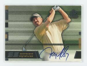 【JERRY KELLY】GOLF 2003 SP Game Used Scorecard Signatures