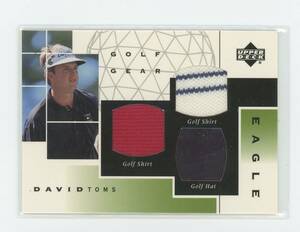 【DAVID TOMS】GOLF 2003 Upper Deck Golf Gear Eagle