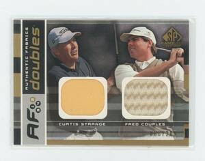 【CURTIS STRANGE & FRED COUPLES】GOLF 2003 SP Game Used Authentic Fabrics Doubles[088/200]