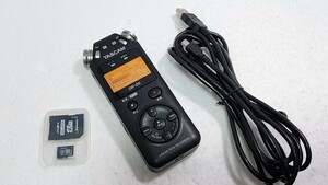 ■TASCAM タスカム リニアPCMレコーダー ICレコーダー ボイスレコーダー集音器 DR-05 ハイレゾ対応 ファームウェアアップデート済　