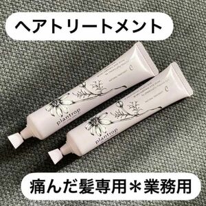 【ヘアトリートメント】新品未使用 プラントロップC 業務用ヘアトリートメント 傷んだ髪専用 2本セット【plantrop】