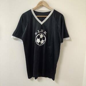 ヴィンテージ 1995 Blur サッカーユニフォーム Tシャツ 当時もの NICEMAN製 英国 オルタナティブ ロック 音楽 80s 90s Tシャツ