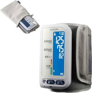 新品 ELECOM HCM-AS01WH エクリア上腕式血圧計