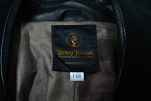 ◆フィンランド製◆Hickey-Freeman ヒッキーフリーマン◆本革 トナカイスエードレザーコート 黒◆_画像5