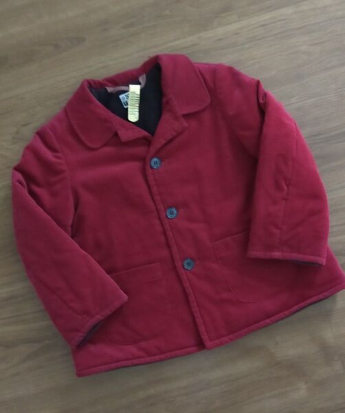 BONTON ボントン コート ジャンパー アウター 上着 ジャケット 4 赤 100