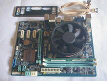 マザーボード GIGABYTE GA-B75M-D3V-JP Core i7 3770 3.4GHz メモリー8GB k73_画像3