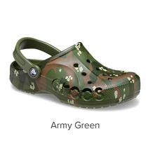 24cm クロックス バヤ シーズナル プリンテッド クロッグ アーミー グリーン BAYA SEASONAL PRINTED CLOG M6W8 Army Green 新品_画像5