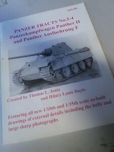 PANZER TRACTS No.5-4　/　パンツァートラクツ　5-4　「パンターII & F」 軍事　洋書　ミリタリー