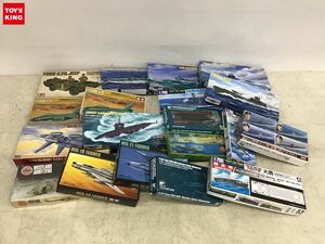 1円〜 同梱不可 ジャンク 1/100等 ミグ21 フィッシュベッド、日本海軍 伊400 潜水艦 他