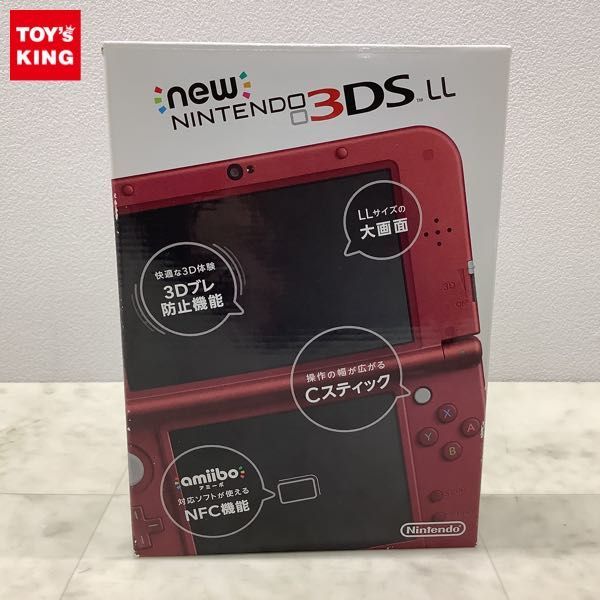 任天堂 Newニンテンドー3DS LL メタリックレッド オークション比較