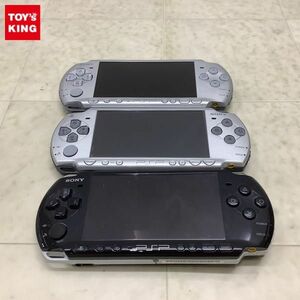 1円〜 動作確認済 初期化済 箱無 PSP 3000 等 本体 ミスティック・シルバー、ピアノ・ブラック 他