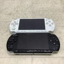 1円〜 動作確認済 初期化済 箱無 PSP 3000 等 本体 ピアノ・ブラック、ラディアント・レッド 他_画像2