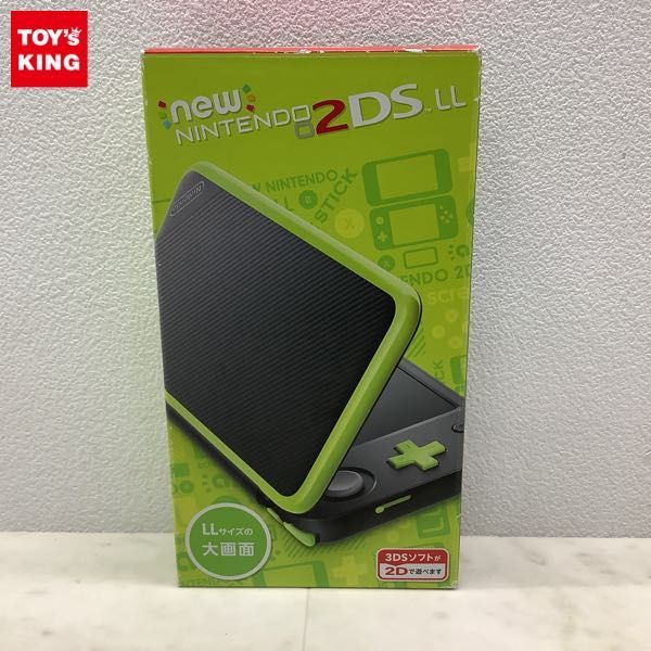 Yahoo!オークション -「newニンテンドー2ds ll ブラック×ライム 本体