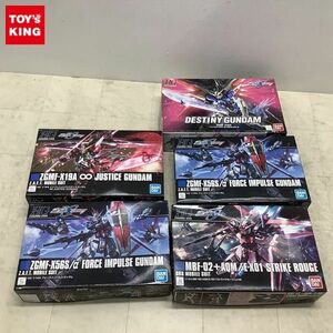 1円〜 HG 1/144 ストライクルージュ、インフィニットジャスティスガンダム他