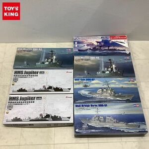 1円〜 ホビーボス 1/700 アメリカ海軍 駆逐艦マンセン DDG-92 フライホーク イギリス海軍 駆逐艦ジュピター 他