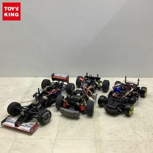 1円〜 訳あり ジャンク 電動RC シャーシ モーター サンワ RX-231 AM 27MHz 受信機 サンワ SX-101Z サーボ 他