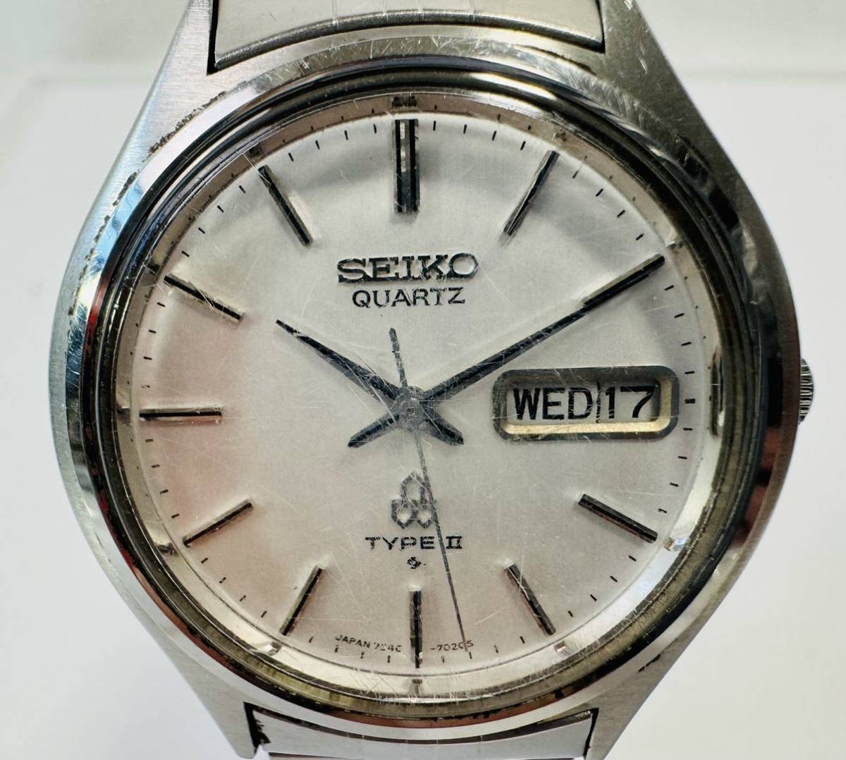 2023年最新】ヤフオク! -セイコー 白文字盤の中古品・新品・未使用品一覧