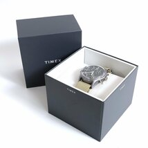 新品 定価1.7万 TIMEX タイメックス アルミニウム クロノ メンズ 腕時計 取扱説明書 アルミクロノグラフ TIMEX正規ボックス ◆TW2T10700_画像2