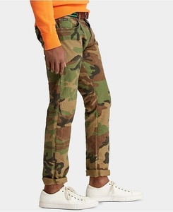 Polo Ralph Lauren Polo Ralph Lauren Sullivan stretch slim 5 pocket jeans green camouflage camouflage W34 waist 91cm unused 