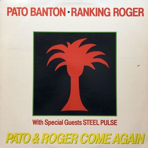 T 12インチ PATO BANTON RANKING ROGER Come Again LP レコード 5点以上落札で送料無料