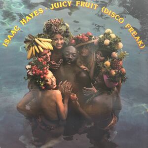 T LP アイザック・ヘイズ Isaac Hayes JUICY FRUIT(Disco Freak) 見開きジャケット レコード 5点以上落札で送料