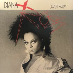 T LP Diana Ross ダイアナ・ロスSWEPT AWAY LP 見開きジャケット レコード 5点以上落札で送料無料