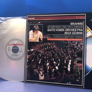 T LD laser disk small ...bla-ms symphony no. 1 number is short style work 68 LP record 5 point and more successful bid free shipping 